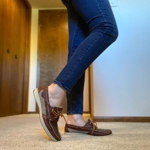 Sperry Women’s 8 Brown Leather Boat Shoes